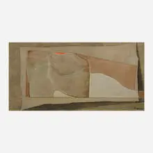 Lee Gatch, Jura, 1961, mixed media on panel