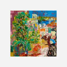 Emilio Grau Sala, Evocation Mediterraénne, 1964, oil on canvas
