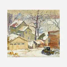 Jess Hobby, From Studio Window, 1934, oil on canvas