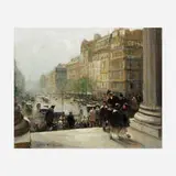 Jules Rene Herve, Untitled (street scene)