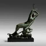 Émile Antoine Bourdelle, Séléné couchée, 1917, bronze