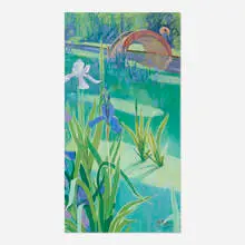Homage to Monet by Mildred Bunting Miller, oil on canvas, sold Dec 2021