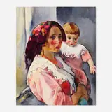 Martha Walter, Mother and Child