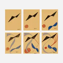 Untitled by Ramstonev Cooperative, pastel on six sheets of paper, sold Dec 2021
