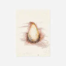 Pear by Dora Maar, ink on paper, sold Dec 2021