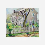 Grace M. Green, Spring Blossoms, c. 1930, oil on canvas