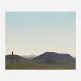 Truman Fassett, Silver Afterglow, Arizona, oil on canvas