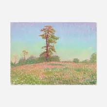 Field with Flowers by Carl Buergerniss, 1929, oil on canvas, sold Dec 2021