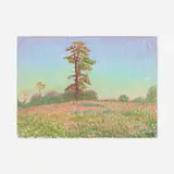 Carl Buergerniss, Field with Flowers, 1929, oil on canvas