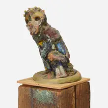 Michael J. Byron, Untitled (Monkey), c. 1985, mixed media