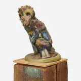 Michael J. Byron, Untitled (Monkey), c. 1985, mixed media