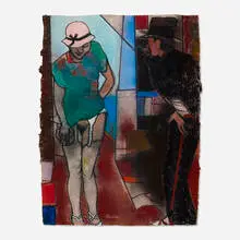 Richard Merkin, The Fetishist, 1981, pastel on paper