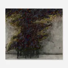 Lynton Wells, Landscape, 1983, paint on photosensitized linen