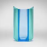 Jiří Šuhájek for Moser, Wings vase, c. 1990, hand-cut crystal