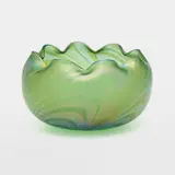 Kralik, Bowl, c. 1910, hand-blown and gilt glass