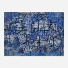 Jules Engel, Untitled, gouache on paper board