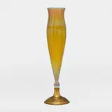 Inc. Louis C. Tiffany Furnaces, Ribbed bud vase with mount