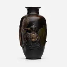Genryusai Seiya, Fine and Large floor vase