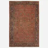 Antique, Heriz pile carpet, hand-knotted wool