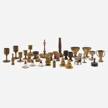 20th Century, Collection of machinist-made end-of-day objects, mixed metals