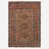 Persian Qashqai, Low pile carpet, hand-knotted wool