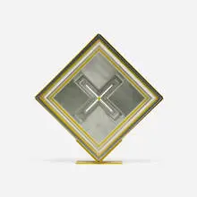Box by Tony DeLap, 1968, aluminum, lacquered acrylic, glass, enameled aluminum, enameled steel, sold Feb 2015