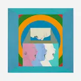 Stanley Edwards, Four Infants in Altar, 1965, acrylic on canvas