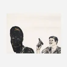 Leon Golub, South Africa, 1985, lithograph on paper