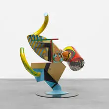 Inner-Mission by Robert Hudson, 1965, enameled steel, sold Feb 2015