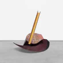 Robert Hudson, Groove, 1968, enameled steel