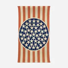 New Old Glory by Robert Indiana, 1963, felt, sold Feb 2015