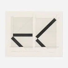 Loren Madsen, Sketch for Walter, 1979, ink on paper