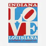 Robert Indiana, Love poster, 1972, screenprint on paper