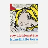 Roy Lichtenstein, Kunsthalle Bern poster, 1968, silkscreen on paper