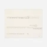 Donald Judd, Untitled (study for sculpture), 1969, ink on paper