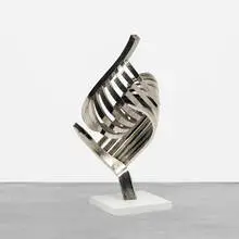 David Curt Morris, Turning #1 prototype, 2005, electroformed nickel on polymer