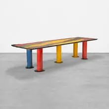 Gaetano Pesce, conference table from TBWA/Chiat/Day, New York, 1994, resin, steel, plastic