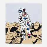 Jean Dubuffet, Marche en campagne, 1975, screenprint on paper