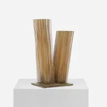 Untitled (Sonambient) by Harry Bertoia, c. 1965, beryllium copper, brass, sold Feb 2015