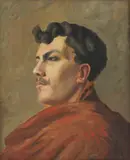 Helen McCray, Untitled, oil on canvas 51 x 41cm Percy Wyndham Lewis (1882-1957) was an English writer