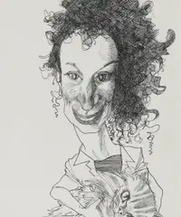 David Levine, Untitled, pen and ink 34.5 x 27.5cm Provenance: With Chris Beetles Ltd.