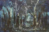 Untitled by James Lawrence Isherwood, oil on board 50 x 75.5cm ., sold Oct 2019