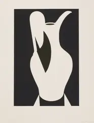 Untitled by Patrick Caulfield, Patrick Caulfield RA (1936-2005) 'LARGE WHITE JUG' Screenprint in colours, sold Oct 2019