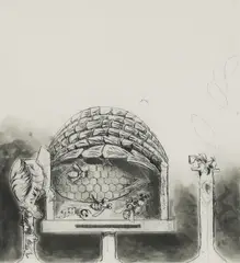 Untitled by Graham Sutherland, both signed in pencil, sold Oct 2019