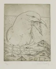 Untitled by John Bellany, John Bellany RA (1942-2013) 'GULL' Etching, sold Oct 2019