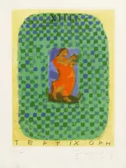 Untitled by Joe Tilson, TERSICORE' Aquatint and carborundum printed in colours, sold Oct 2019