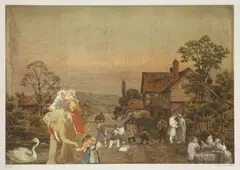 Untitled by Peter Blake, Sir Peter Blake RA (b.1932) 'VILLAGE FÊTE' Screenprint in colours, sold Oct 2019
