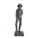 Harry Jackson, The Gunsil, bronze with a brown patina mounted to a stone plinth