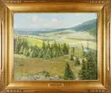 Helen Savier DuMond, Sunrise, Magaree Valley, oil on canvas