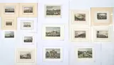 A Group of 15 Hand-Colored Etchings of Parisian and American Views by Various 19th-Century Artists, Engravers, and Publishers, hand-colored etchings on paper, offered Apr 2024